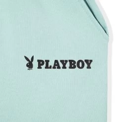 Logo Boyfriend Short 12 Logo Boyfriend Short -Playboy Clothing Playboy logo boyfriend shorts Mint 03