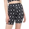 Rabbit Head Biking Short -Playboy Clothing PlayboyMissguidedRabbitHeadBikingShort Black 01