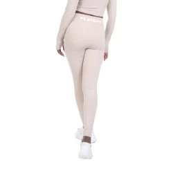 Women's Active Ruched Waistband Leggings -Playboy Clothing PlayboyWomen sActiveRuchedWaistbandLeggings Stone 03 595983c3 d22c 497f 9129 ba2ef99b3af8