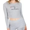 Women's Rainbow Masthead Long Sleeve Top -Playboy Clothing PlayboyWomen sRainbowMastheadLongSleeveTop Heather Grey 02 70ce72d2 8d0e 43f7 a196 36ce2f56c5a6