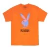 Playboy X Pleasures Pop Art T-Shirt Orange -Playboy Clothing Playboy 3601