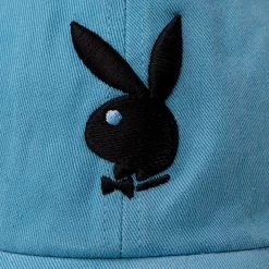 '47 Brand Adjustable Dad Hat -Playboy Clothing Playboy 47 Dad Hat lightblue black 04 b9b6dfb6 3eb2 4fc8 9583 efff5b8832db