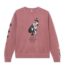 Ace Of Spades Crewneck -Playboy Clothing Playboy AceofSpadesCrewneck PigmentMaroon 0 1bd46218 7a56 43f1 86e3 6c0baea3b81c