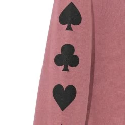Ace Of Spades Crewneck -Playboy Clothing Playboy AceofSpadesCrewneck PigmentMaroon 5 183ff005 f32d 47c4 abda b544f2dfbd4e