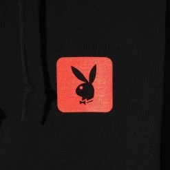 Anniversary Bunny Hoodie -Playboy Clothing Playboy Anniversary Club Bunny HoodieBlack Red 03 cec19a02 213a 4f04 8399 37c8e42ae578