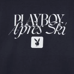 Apres Ski Crewneck -Playboy Clothing Playboy Apres Ski Crew SweatshirtNavy 03