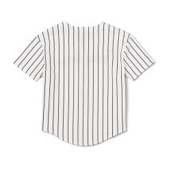 Women's Baseball Jersey Shirt -Playboy Clothing Playboy Baseball Jersey White 02