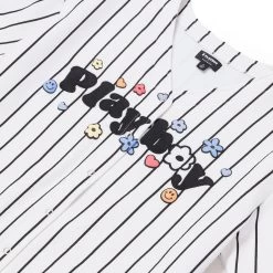 Playboy Clothing -Playboy Clothing Playboy Baseball Jersey White 03