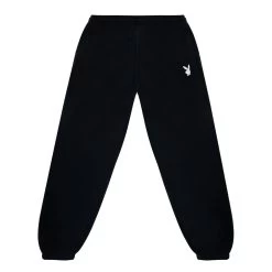 Women's Classic Boyfriend Sweatpants -Playboy Clothing Playboy Boyfriend Sweatpant Black 02