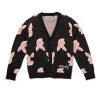 Men's Repeating Rabbit Head Cardigan -Playboy Clothing Playboy Bunny Glow Cardigan 001