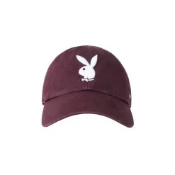'47 Brand Adjustable Dad Hat -Playboy Clothing Playboy ClassicDadHat Maroon 0 30fa482d 6dfd 4d73 8e0f cf2423b81838