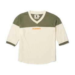 Women's Camp V-Neck Jersey 1/2 Long Sleeve