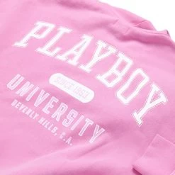 Women's Playboy University Zip Up Hoodie -Playboy Clothing Playboy Crest Full Zip Jacket SuperPink 03 7432b2dd 4cdb 45d8 9e6e 8483a24864b1