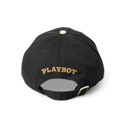 Playboy X Lids Dad Hat -Playboy Clothing Playboy Dad Hat Black Gold 002