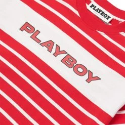 Men's Electronic Stripe T-Shirt -Playboy Clothing Playboy Electronic Stripe SS Tee 003