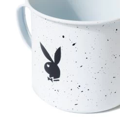 Enamel Camp Mug -Playboy Clothing Playboy Enamel Camp Mug White 04 d1968a67 efcd 444b b5f8 a45039e45873