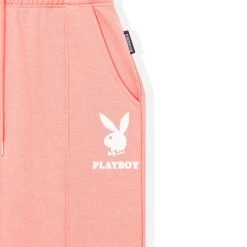 Logo Sweatpants -Playboy Clothing Playboy Logo Baloon Jogger Pink 03