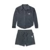 Women's Lounge Oversized Shirt And Short Set -Playboy Clothing Playboy Lounge Toweling Set Grey 01 9a4bb051 f8c8 4264 9699 cc74968da377