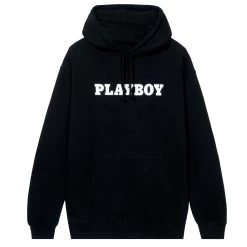 Masthead Hoodie -Playboy Clothing Playboy Masthead Men Hoodie Black 1 2a67c20c 3044 46ca 99fe c37daba92198