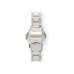 Stainless Steel Navy Faced Watch 7 Stainless Steel Navy Faced Watch -Playboy Clothing Playboy Mens watch Silver 002