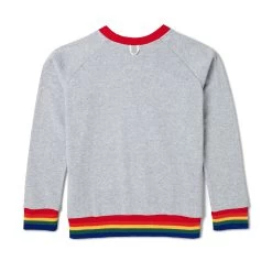 Rainbow Love Sweatshirt -Playboy Clothing Playboy Multi Trim Crewneck SS 02