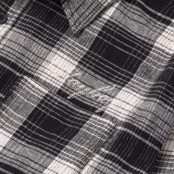 Men's Script Flannel -Playboy Clothing Playboy Premier Flannel Black 003