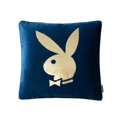 Rabbit Head Sequin Pillow -Playboy Clothing Playboy Rabbitheadpillow Blue 0 1974d4f6 bc96 4482 915c 600a776672bc