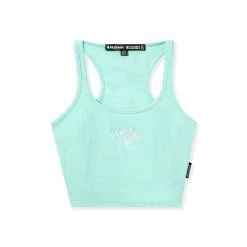 Classic Cropped Racer Tank -Playboy Clothing Playboy Racer Crop Top Mint 01 65697846 3d2c 4c1f bd08 a2691350cc85