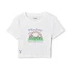 Women's Rainbow Baby T-Shirt -Playboy Clothing Playboy Rainbow Baby Tee White 01