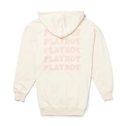 Women's Repeat Print Hoodie Dress -Playboy Clothing Playboy Repeat Print HoodyDress 002