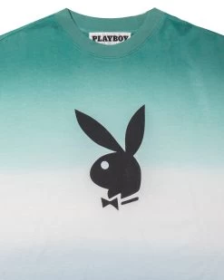 Men's Rabbit Head Ombre T-Shirt -Playboy Clothing Playboy RisingGradient Tee Blue 03 d9050719 92b9 4adc aefd cd2744491736