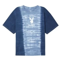 Playboy Logo Vertical Tie-Dye Tee