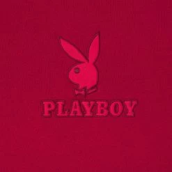 Women's Classic Crewneck -Playboy Clothing Playboy Womens Classic Crewneck Scarlet Sage 03