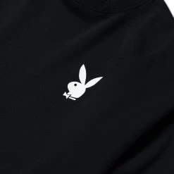 Women's Masthead Crewneck Sweatshirt 12 Women's Masthead Crewneck Sweatshirt -Playboy Clothing Playboy Womens Masthead Crewneck Sweatshirt Black 03 13d3b567 38bf 4a89 aed3 cd187a392a9d