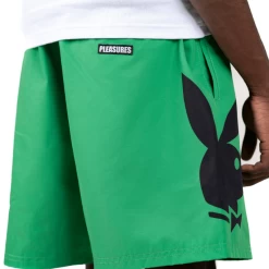 Playboy X Pleasures Collide Short -Playboy Clothing PlayboyxPleasuresCollideShortGREEN 1