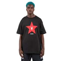 Playboy X Pleasures Connect T-Shirt Black 9 Playboy X Pleasures Connect T-Shirt Black -Playboy Clothing PlayboyxPleasuresConnectT ShirtBlack 2
