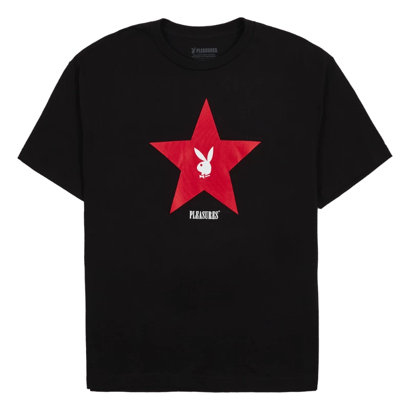 Playboy X Pleasures Connect T-Shirt Black 5 Playboy X Pleasures Connect T-Shirt Black - Image 3