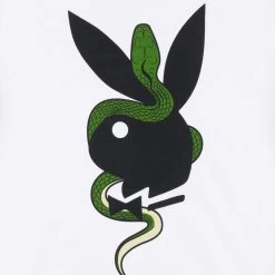 Playboy X The Great Frog Hoodie -Playboy Clothing PlayboyxTGFEntwinedHoodieWhiteBackDetail aa2ec6a4 5e52 4208 b534 87e1e0a320d0