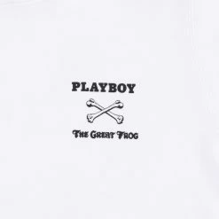Playboy X The Great Frog Hoodie -Playboy Clothing PlayboyxTGFEntwinedHoodieWhiteFrontDetail 7a0bc0f3 8b02 470e 828a ee904385547f