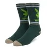 Playboy X HUF Rabbit Head Crew Socks -Playboy Clothing RABBIT HEAD CREW SOCK FOREST GREEN SK00682 FOGRN 01 4ef41fa2 66f2 4236 bbcc b10c01e10cef