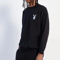 PB Rocky Point Crewneck Black -Playboy Clothing RockyPointCrewNeckSweatshirtpic2
