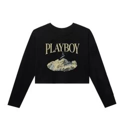 Ski Cropped Long Sleeve Feat. Holly Cook From Girls Of Winter 1984