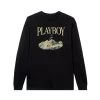 Ski Long Sleeve Feat. Holly Cook From Girls Of Winter 1984 -Playboy Clothing SKIPBHOLLY BLKLS FRONT