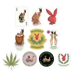 Jamaica Sticker Pack -Playboy Clothing Stickers