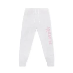 Masthead Sweatpants -Playboy Clothing WHTPINKLOGOJOGGER