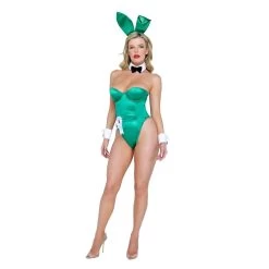 Playboy Bunny - 8pcs Set 33 Playboy Bunny - 8pcs Set -Playboy Clothing playboy bunny costume green front