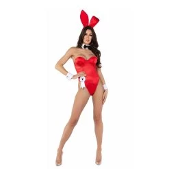 Playboy Bunny - 8pcs Set 35 Playboy Bunny - 8pcs Set -Playboy Clothing playboy bunny costume red front