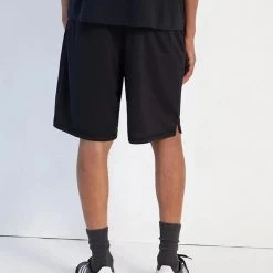 PB Venice Beach Mesh Short 17" Black -Playboy Clothing playboy venice beach mesh back on model