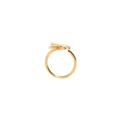 Rabbit Head Nose Ring -Playboy Clothing rabbit head nose ring gold 2