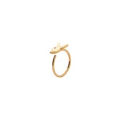 Rabbit Head Nose Ring -Playboy Clothing rabbit head nose ring gold 3